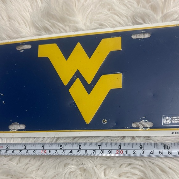 Blue and Yellow License Plate - Picture 3 of 6